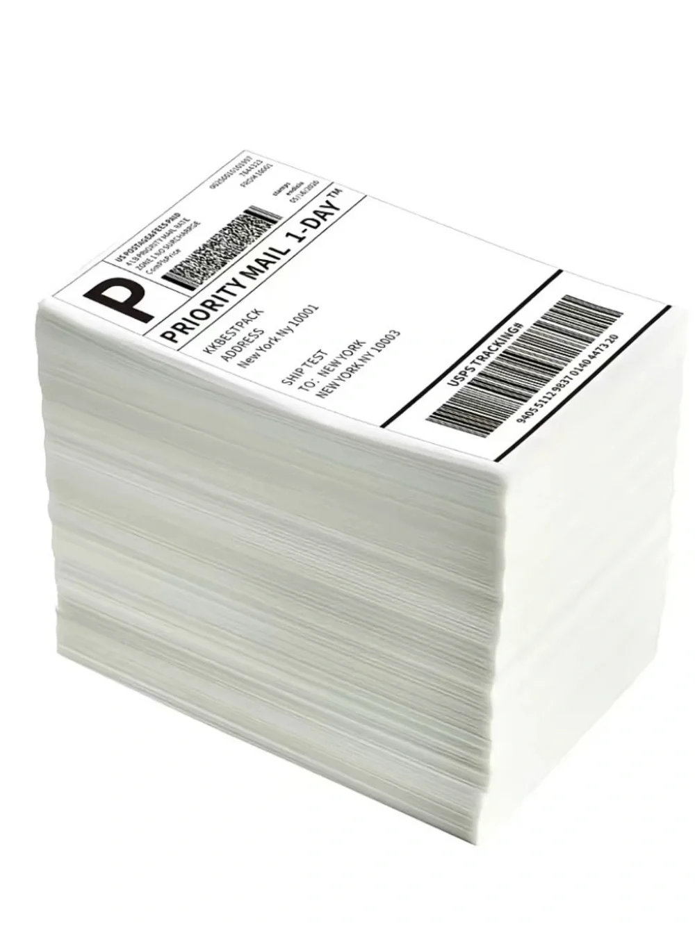 500 Thermal Shipping Labels 4x6 | Fanfold Labels for Thermal Printers